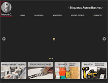 Tablet Screenshot of maroni-c.com.ar